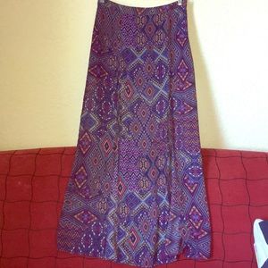 Forever 21 Multi-Colored Maxi Skirt